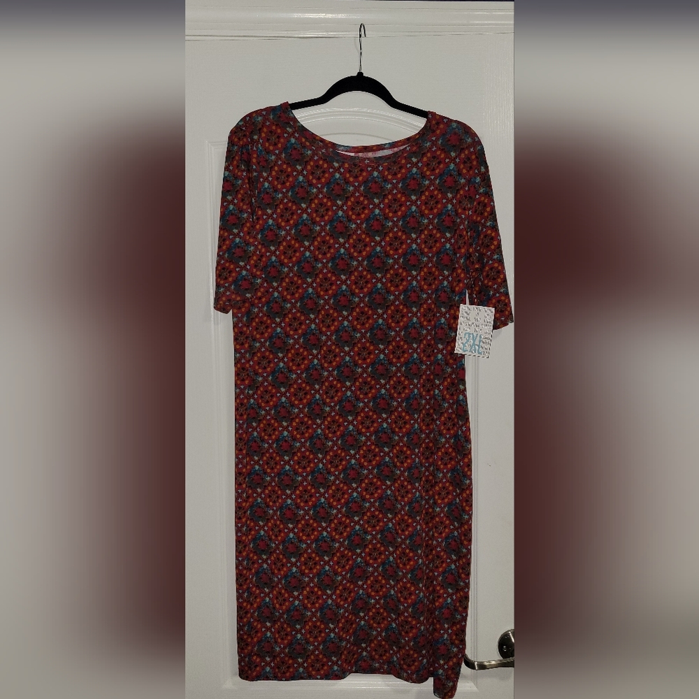 LuLaRoe Julia dress. NWT. Size 2XL